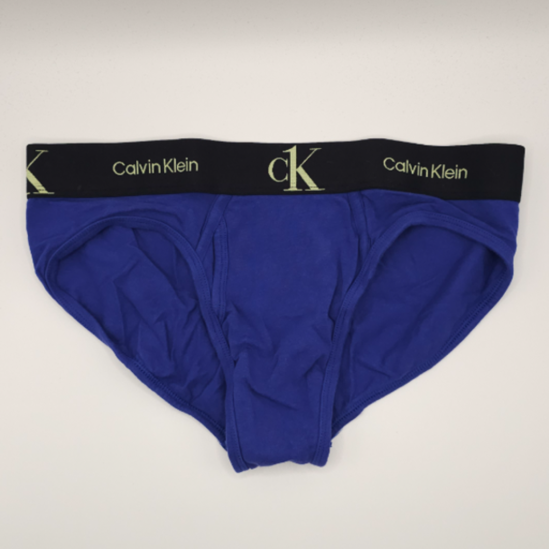 Calvin Klein Briefs (blue - Black Waistband)