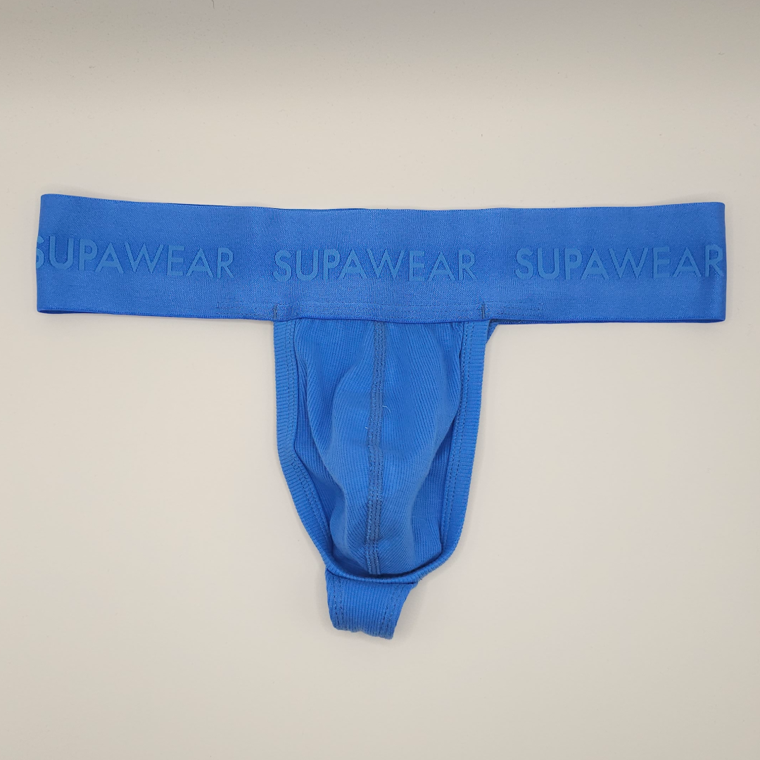 Supawear Ribbed Thong Underwear - Marina