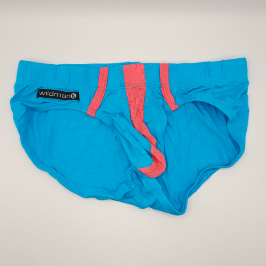 Wildmant Monster Cock Modal Brief Baby Blue And Pink
