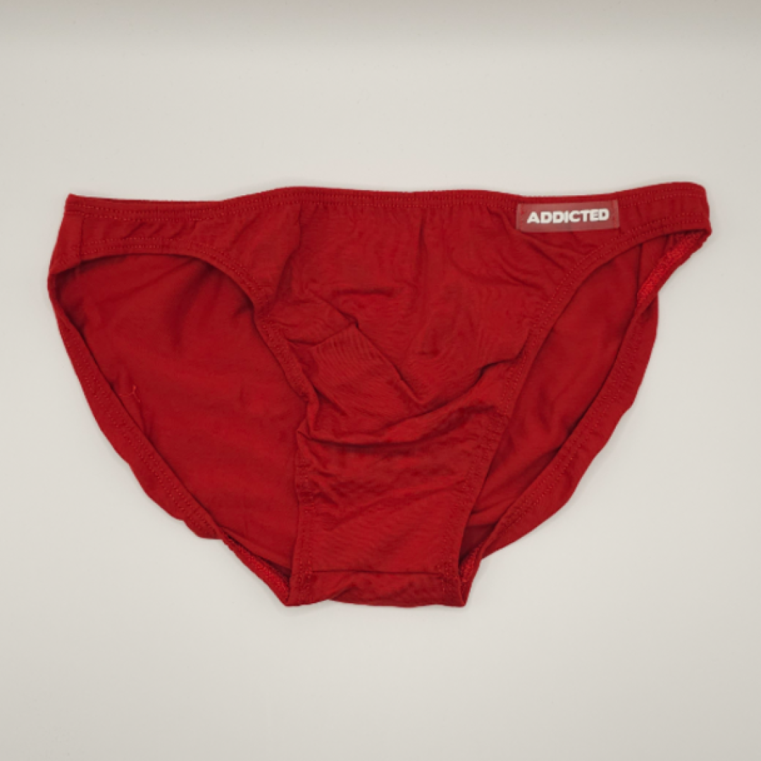 Addicted Cotton Bikini Brief Red Ad985